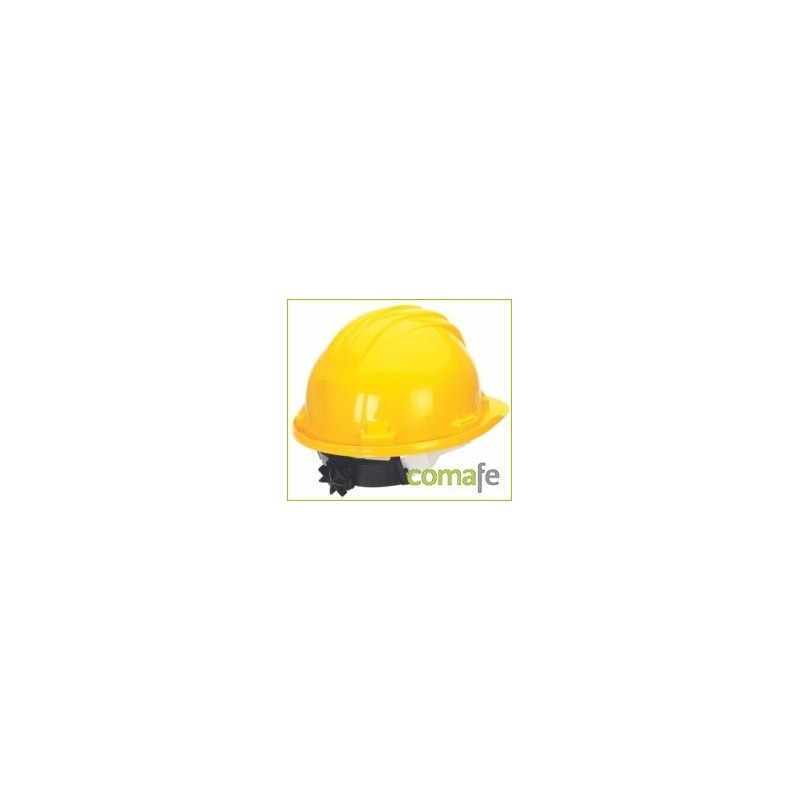 CASCO OBRA 5-RG AJUSTABLE C/ARNES DE CABEZA AMARILLO - Imagen 1