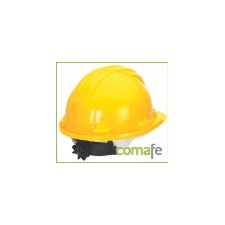 CASCO OBRA 5-RG AJUSTABLE C/ARNES DE CABEZA AMARILLO - Imagen 1