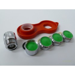 AGUA KIT AHORRO LATON CROMADO - Imagen 1