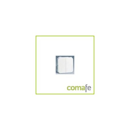 CONMUTADOR DOBLE BLANCO NIEVE 31397-30 - Imagen 1