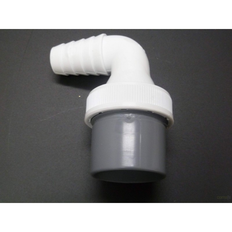 DESAGÜE LAVADORA PVC BLANCO/GRIS 40MM SANEAPLAST - Imagen 1