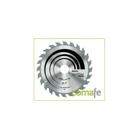 DISCO WIDIA PARA MADERA 160X2,6X16 24 DIENTES 2608640596 - Imagen 1