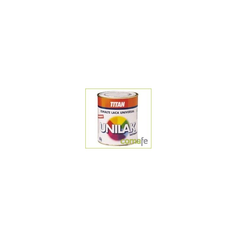 ESMALTE LACA AL AGUA SATINADO UNILAK NEGRO 1401 750ML - Imagen 1