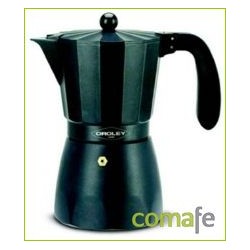 CAFETERA TOUAREG 3 TAZAS NEGRO ALUMINIO - Imagen 1