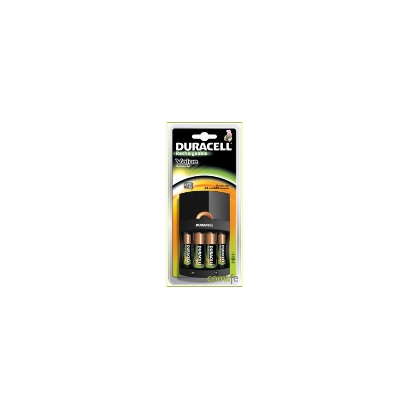 CARGADOR PILAS HR06/HR03 +2AA 1300 VALUE DURACELL - Imagen 1