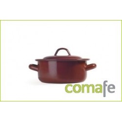 CACEROLA 30 CM TEJA ESMALTADO - Imagen 1