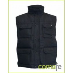 CHALECO MULTIBOLSILLOS ACOLCHADO AZUL MARINO TALLA XXL - Imagen 1