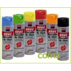 MARCADOR DE OBRA FUCSIA ALTA VISIBILI PERMANENT SPRAY 650ML - Imagen 1