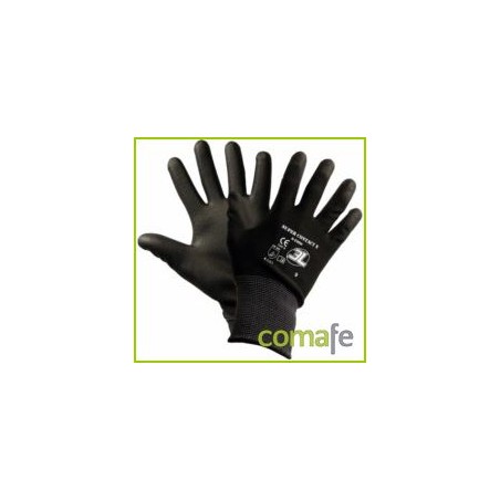 GUANTE NYLON SUPER CONTACT T-10 NEGRO - Imagen 1