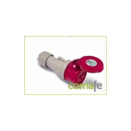 BASE AEREA MOVIL 32A. 3POLOS+TIERRA 380-415V IP 44 23302 - Imagen 1