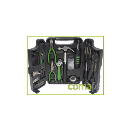 MALETA HERRAMIENTAS ABS PARA BRICOLAJE 129PZS MADEIRA - Imagen 1