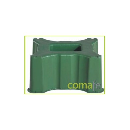 BASE PARA CONTENEDOR RECTANGULAR VERDE 300L - Imagen 1
