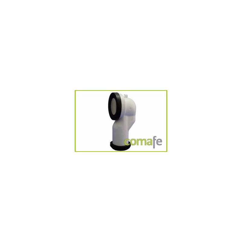 MANGUITO P/INODORO COMPACTO DUAL DIST.PARED 150 PP - Imagen 1