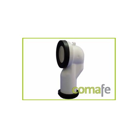 MANGUITO P/INODORO COMPACTO DUAL DIST.PARED 150 PP - Imagen 1