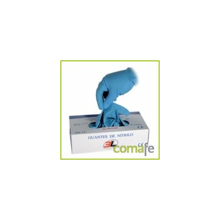 GUANTE NITRILO DESECHABLE S/EMPOLVAR 100 UNID TXL UNITRIL LP - Imagen 1