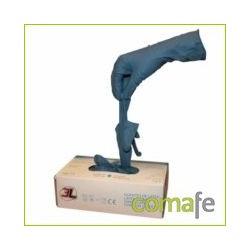 GUANTE LATEX DESECHABLE S/POLVO AZUL TM GRAN GRAMAJE 50 UNID - Imagen 1