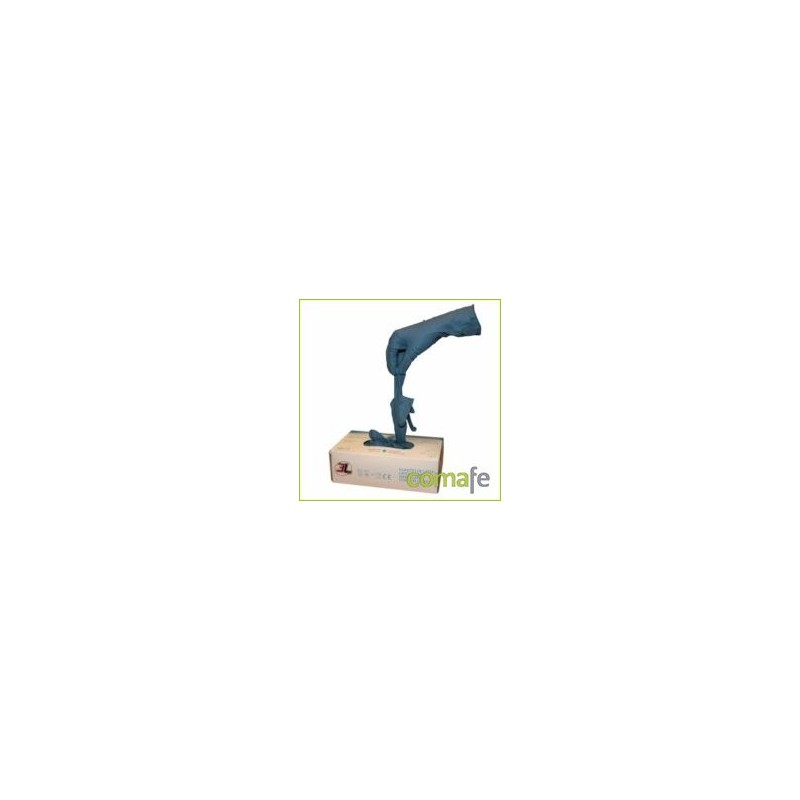 GUANTE LATEX DESECHABLE S/POLVO AZUL TM GRAN GRAMAJE 50 UNID - Imagen 1