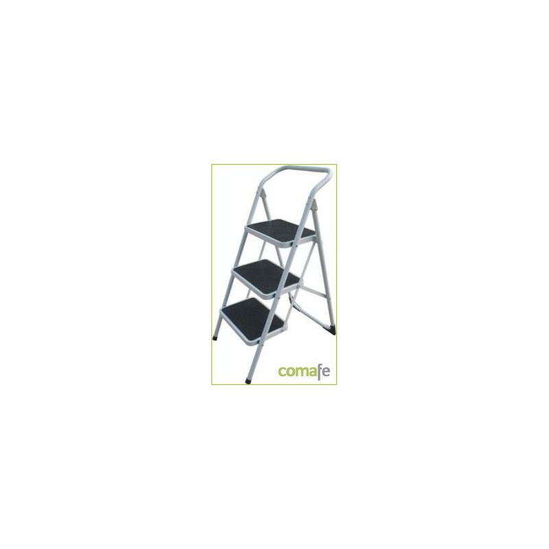 TABURETE METALICO PLEGABLE 3 PELDAÑOS ANCHO 38X26CM TAS-3 - Imagen 1