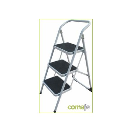 TABURETE METALICO PLEGABLE 3 PELDAÑOS ANCHO 38X26CM TAS-3 - Imagen 1