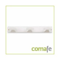 PERCHERO 3 BRAZOS C/TORNILLO BLANCO BLISTER 3077-2- INOFIX - Imagen 1