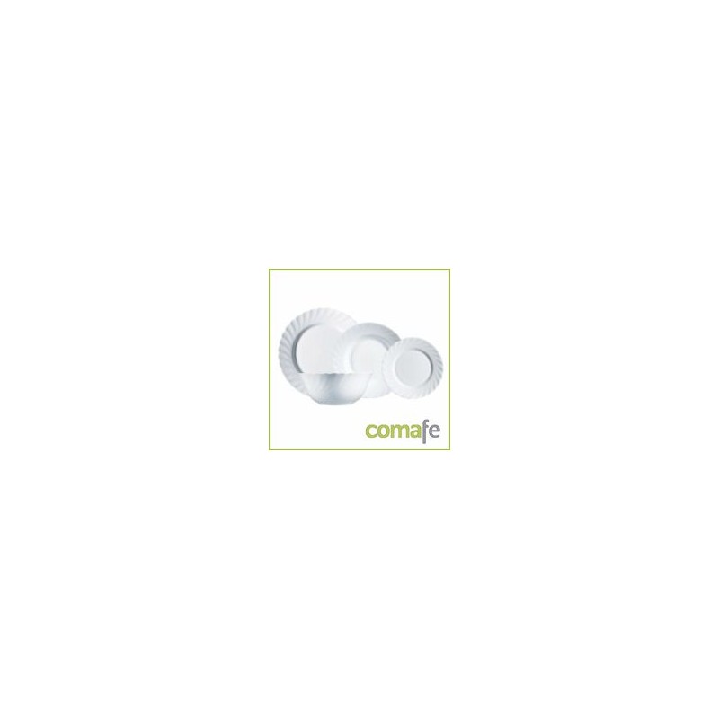 PLATO LLANO 24,5 CM TRIANON BLANCO 9203665 - Imagen 1