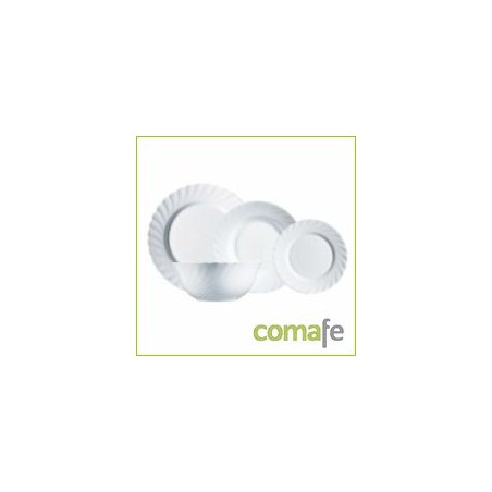 PLATO LLANO 24,5 CM TRIANON BLANCO 9203665 - Imagen 1