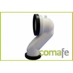 MANGUITO P/INODORO COMPACTO DUAL DIST.PARED 210 PP - Imagen 1