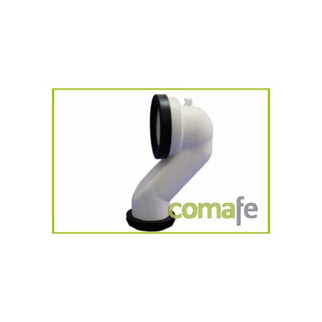 MANGUITO P/INODORO COMPACTO DUAL DIST.PARED 210 PP - Imagen 1