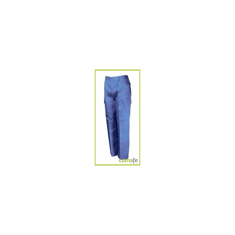 PANTALON TERGAL MULTIBOLSILLOS AZULINA T-52 L500 VESIN - Imagen 1