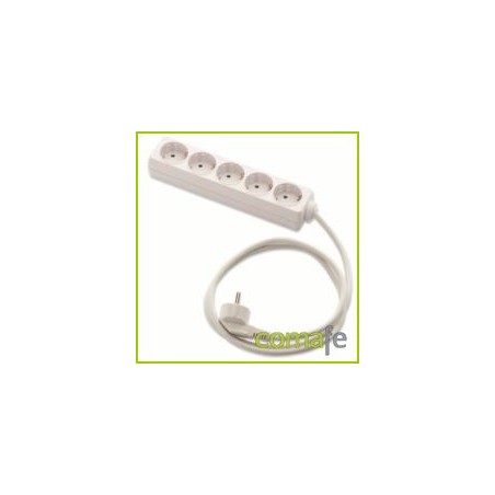 BASE MULTIPLE 5 TOMAS 3X1,5MM 1,5MT - Imagen 1