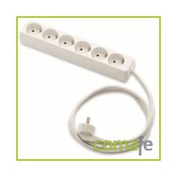 BASE MULTIPLE 6 TOMAS 3X1,5MM 1,5MT - Imagen 1
