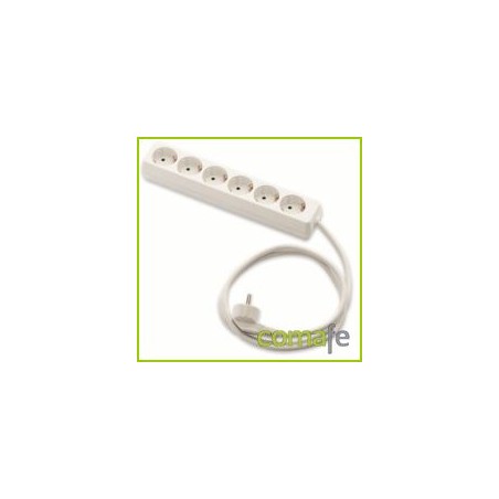BASE MULTIPLE 6 TOMAS 3X1,5MM 1,5MT - Imagen 1