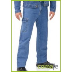 PANTALON VAQUERO MULTIBOLSILLOS TEJIDO ELASTICO L5000 T-40 - Imagen 1