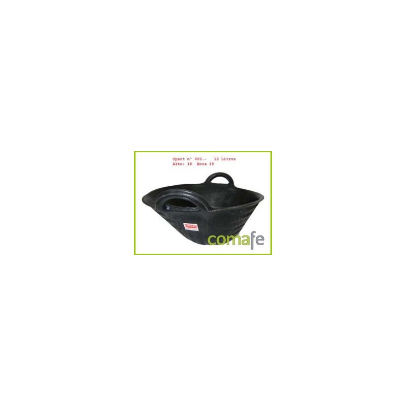 CUBO ITALIANO PLASTICO 10LT ASA METALICA - Imagen 1
