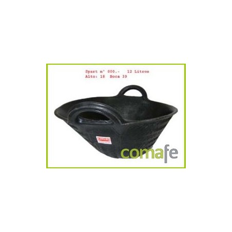 CUBO ITALIANO PLASTICO 10LT ASA METALICA - Imagen 1