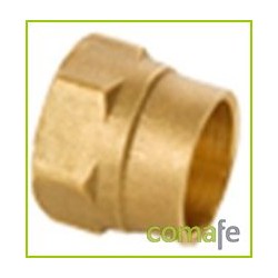 ENTROQUE SOLDAR  LATON HEMBRA 1/2 X 15 4042 - Imagen 1