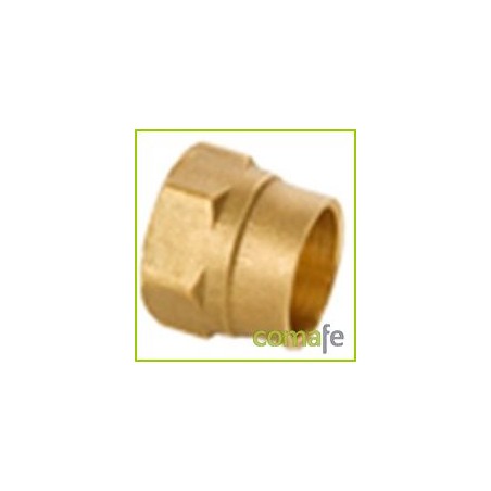 ENTROQUE SOLDAR  LATON HEMBRA 1/2 X 15 4042 - Imagen 1
