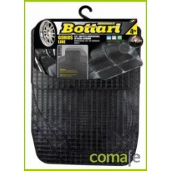ALFOMBRA GOMA UNIVERSAL RECORTABLE PARA AUTOMOVIL JUEGO 4PZ - Imagen 1