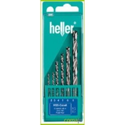 BROCA ACERO RECTIFICADA HSS DIN338 ESTUCHE 6PZ DE 2 A 8MM - Imagen 1