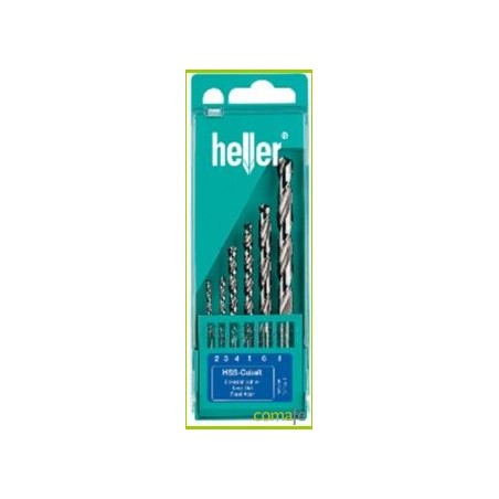 BROCA ACERO RECTIFICADA HSS DIN338 ESTUCHE 6PZ DE 2 A 8MM - Imagen 1