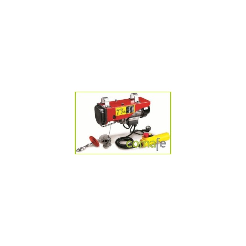 ELEVADOR ELECTRICO 1020W 250/500 KG CABLE ACERO 4,2MM CEVIK - Imagen 1