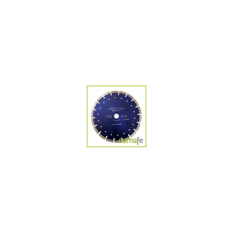 DISCO DIAMANTE PROFESIONAL 230MM TURBO SEGMENTADO H10 MA34T - Imagen 1