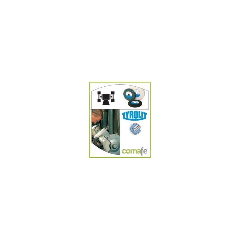 MUELA PLANA 200X20X40 DESBAS Y ACER CORINDON GRI 10A36P5AV17 - Imagen 1