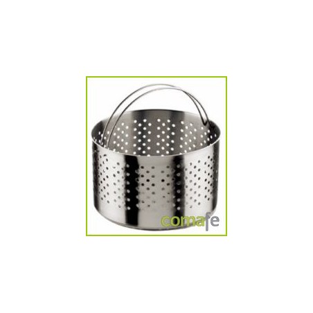 CESTILLO PERFORADO-COLADOR ALTO INOX PARA OLLA 21CM - Imagen 1