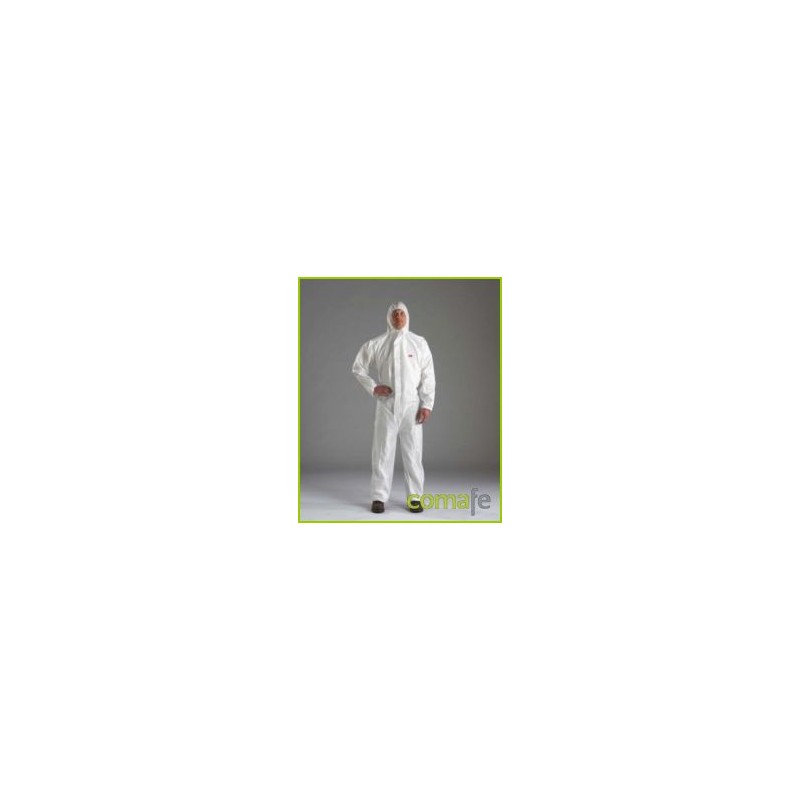BUZO DESECHABLE C/CAPUCHA T-XL BLANCO POLIPROPILENO - Imagen 1