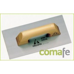 LLANA RECTA ACERO 300X160MM MANGO MADERA 5861-2 BELLOTA - Imagen 1