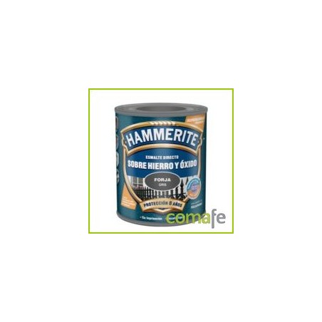 ESMALTE ANTIOXIDANTE HAMMERITE FORJA NEGRO 2,5L - Imagen 1