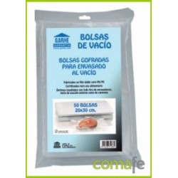 BOLSA PARA VACIO MALLA 20X30 50UNDS GARHE - Imagen 1