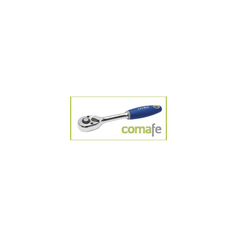 LLAVE DE CARRACA REVERSIBLE 1/2" CRV 72 DIENTES M/BIMATERIAL - Imagen 1
