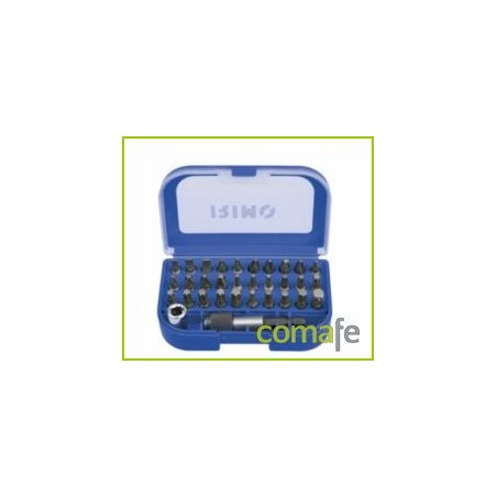 PUNTA ATORNILLADOR 1/4" JUEGO 32PZ (29PZ+1ADAPTADO+1PORTA) - Imagen 1